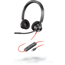 Poly Blackwire on-ear Headphone BW3320, USB-C