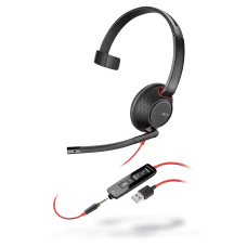 Poly Blackwire on-ear Headphone BW5210, USB-A