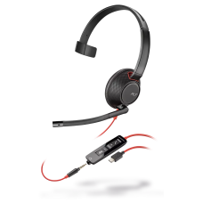 Poly Blackwire on-ear Headphone BW5210, USB-C