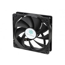 Silverstone Sleeve Bearing,3PIN/12V DC,1200 RPM Fan (Black)