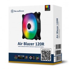Silverstone Air Blazer 120R Brilliant addressable RGB radiator and heatsink fan | SST-AB120R-ARGB (BLACK)