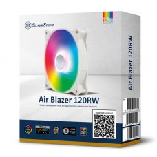 Silverstone Air Blazer 120RW Brilliant addressable RGB fan optimized for radiators and heatsinks | SST-AB120RW-ARGB (WHITE)